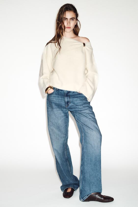 BROOCH KNIT JUMPER | Zara US