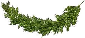 Vita Domi 72" L Artificial Cedar Garland Life Like Poly Two Tone Green Decorative Garland (VTD-AB... | Amazon (US)