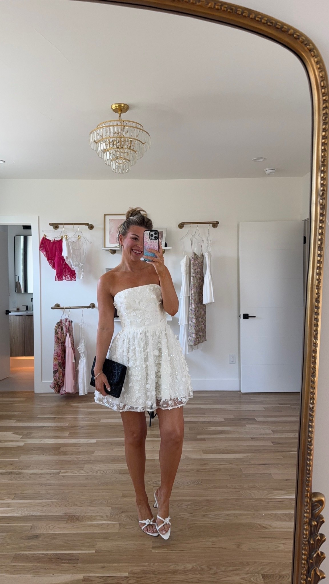 White floral beaded spring summer special event dress 

Wearing my usual small/2

Lulus: use code emerson20
Saks: use code freeship
Electric picks: use code emerson20
Dibs: use code Emerson


#LTKSeasonal #LTKParties #LTKStyleTip
