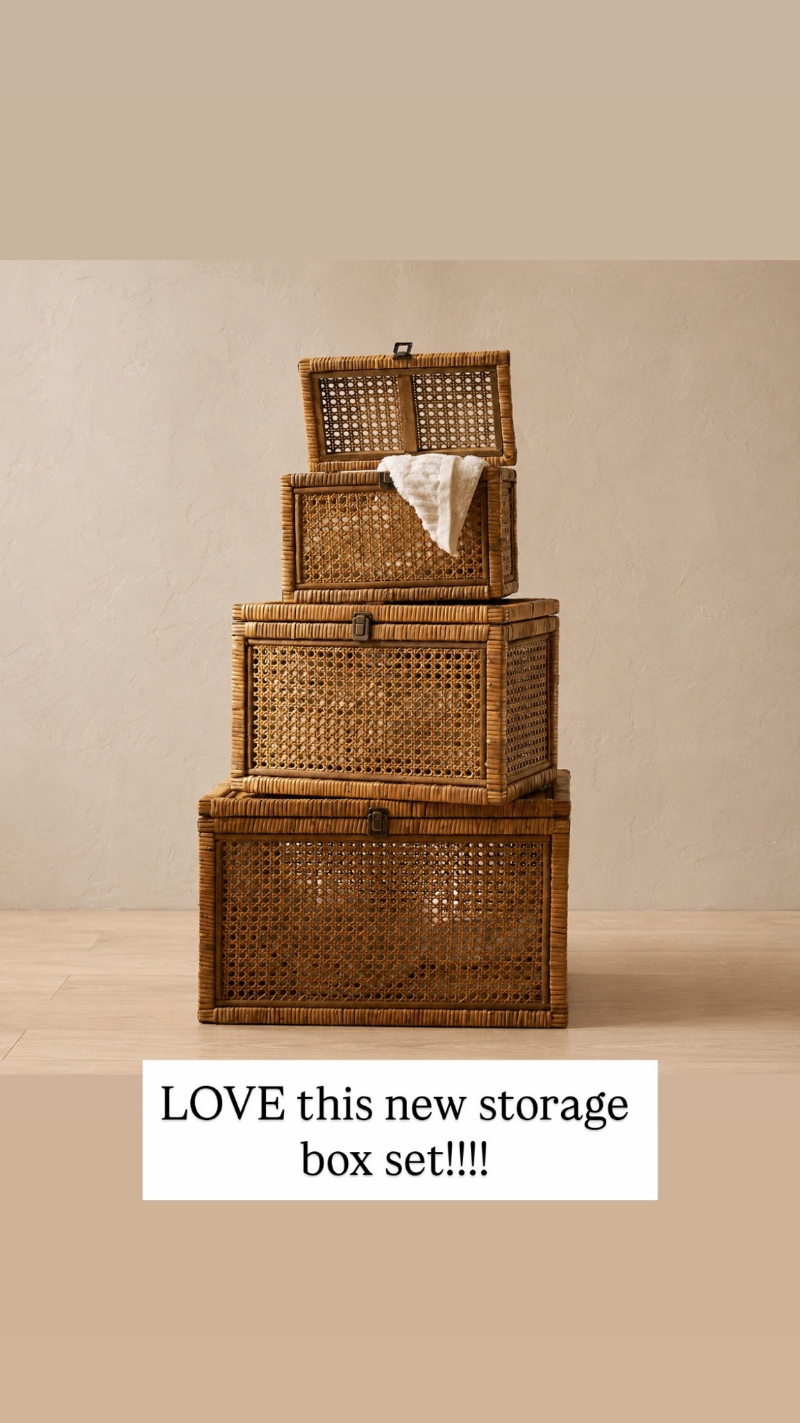 LOVE this new storage box set!!!!

#LTKSaleAlert #LTKHome
