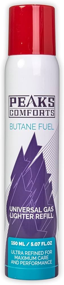 PEAKS COMFORTS Butane Fuel, Butane Refill for Kicthen Torch, 150 ml | Amazon (US)