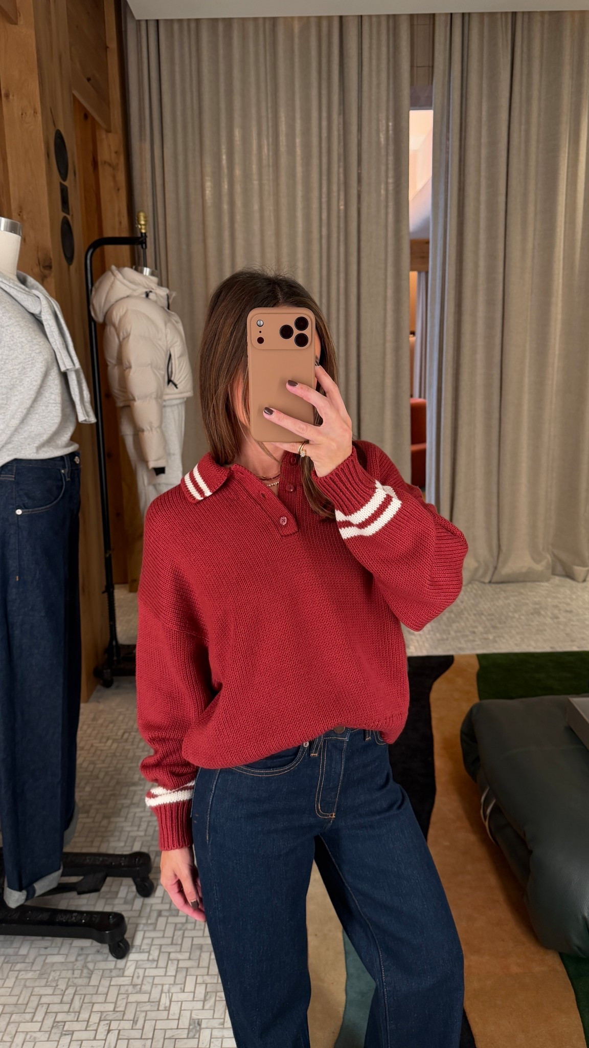 Sweater- cordovan, small
Jeans- no stress dark blue, 24

@aritzia #aritziapartner