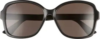 57mm Rectangular Sunglasses | Nordstrom