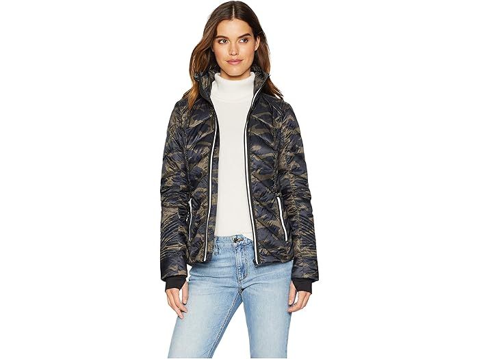 Blanc Noir Puffer with Reflective Jacket | Zappos