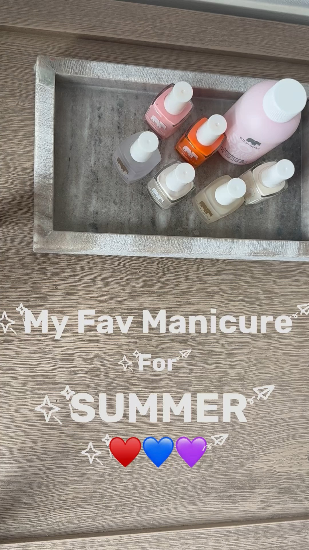 Here’s my Fave summer manicure using Ella + Mila nail polish. Ella + Mila nail laquor is vegan, cruelty-free, 17-free, and made in the USA. 
The products shown in this video are:
Soy Nail polish remover 
In a rush Top coat 
All about that base coat
Glass slippers
Icing on the cake 
Aprerol spritz
Sugar puff  
@ellamila #ellamila, #ellamilapartner

#LTKBeauty