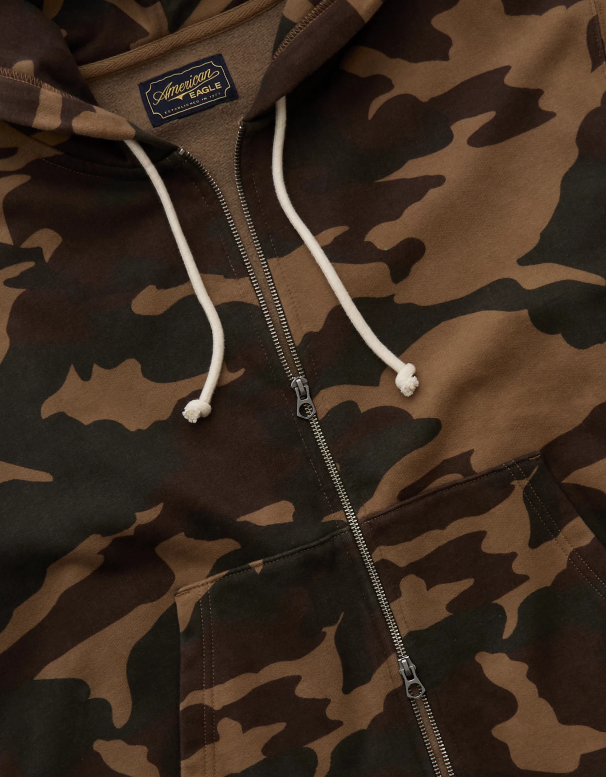 AE Laidback Luxe Full-Zip Hoodie | American Eagle Outfitters (US & CA)