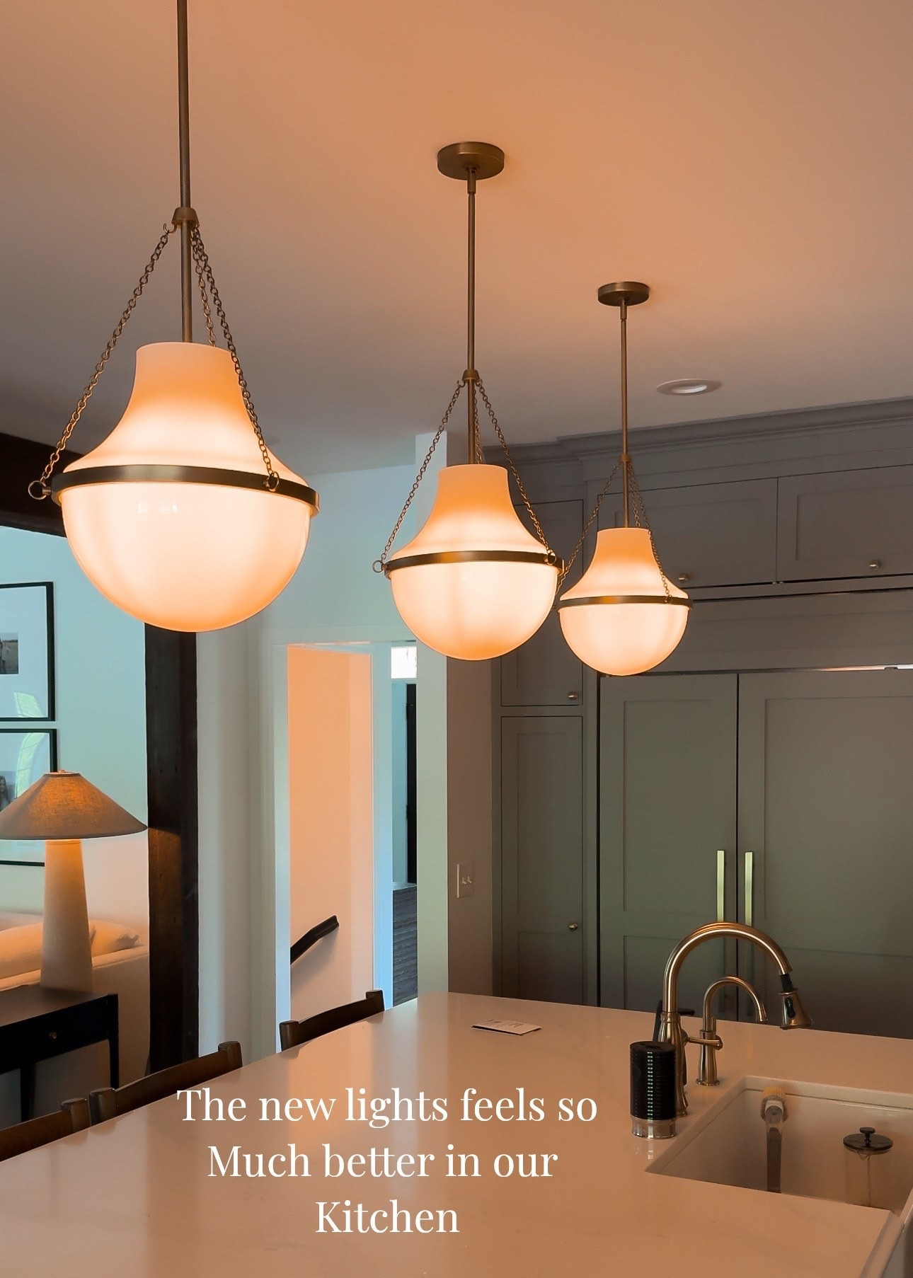 #ad our new lights completely changed how our kitchen looks and feels. Finding them on @Wayfair saved me so much versus buying designer! I linked these plus a bunch of other options I love and considered. #wayfair #wayfairpartner

#LTKSaleAlert #LTKHome #LTKSeasonal