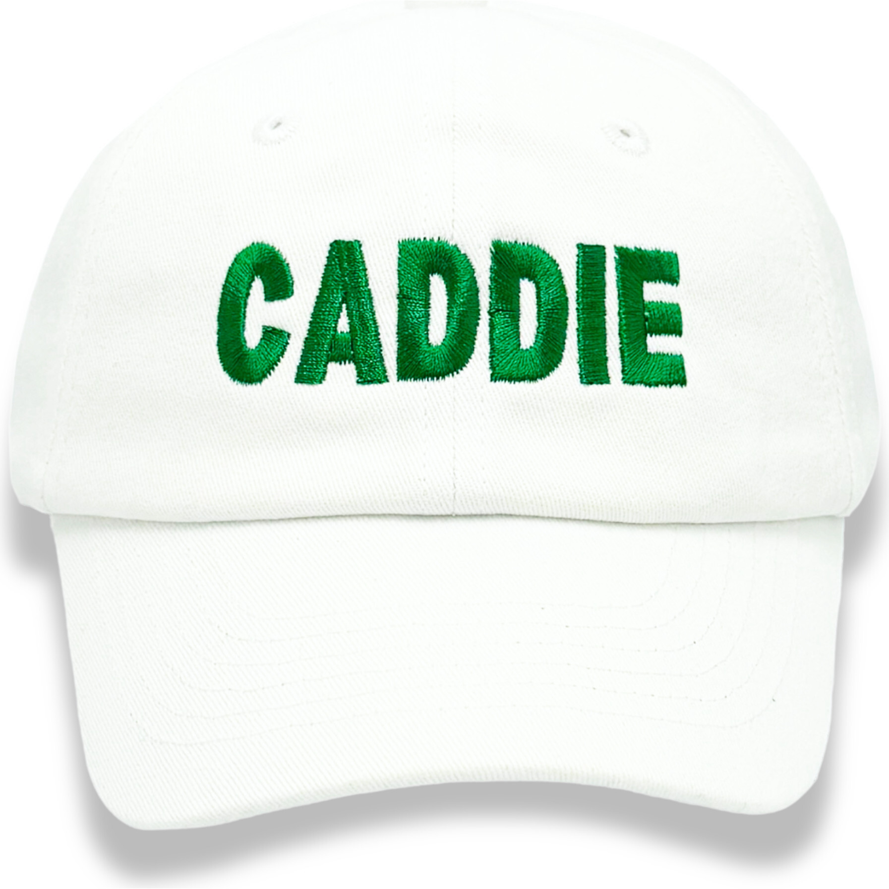 CADDIE Golf Baseball Hat, White | Maisonette