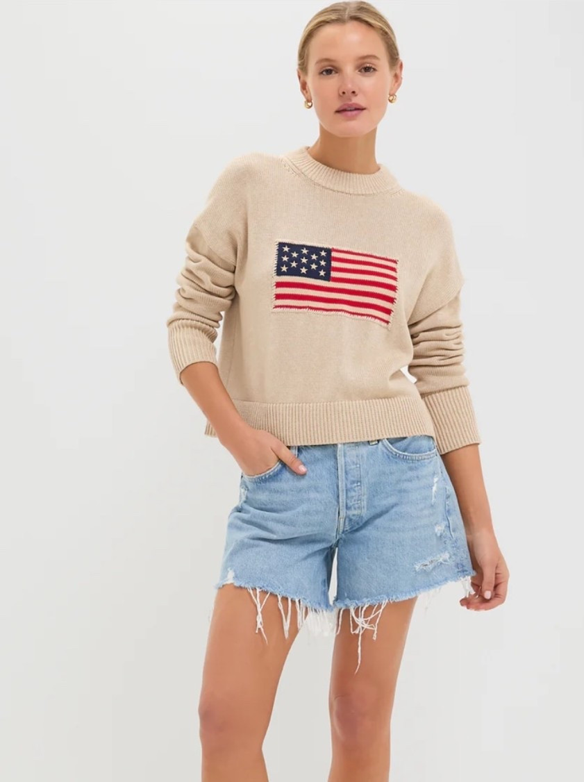 Cropped Americana Sweater

#LTKOver40 #LTKTravel #LTKootd