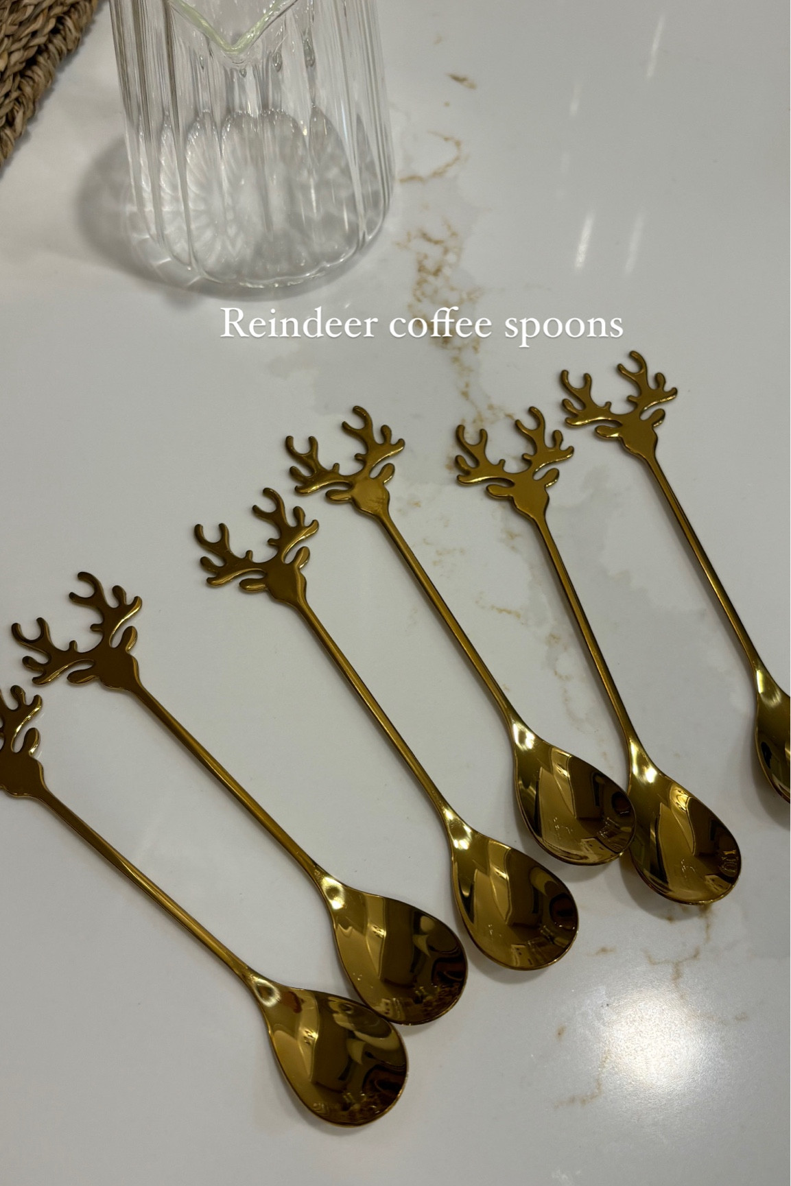 Reindeer coffee spoons from Amazon! 

#LTKStyleTip #LTKHoliday #LTKHome
