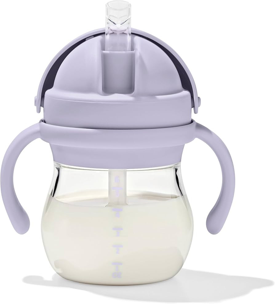 OXO Tot Transitions Straw Cup With Removable Handles - 6 oz. - Lilac | Amazon (US)