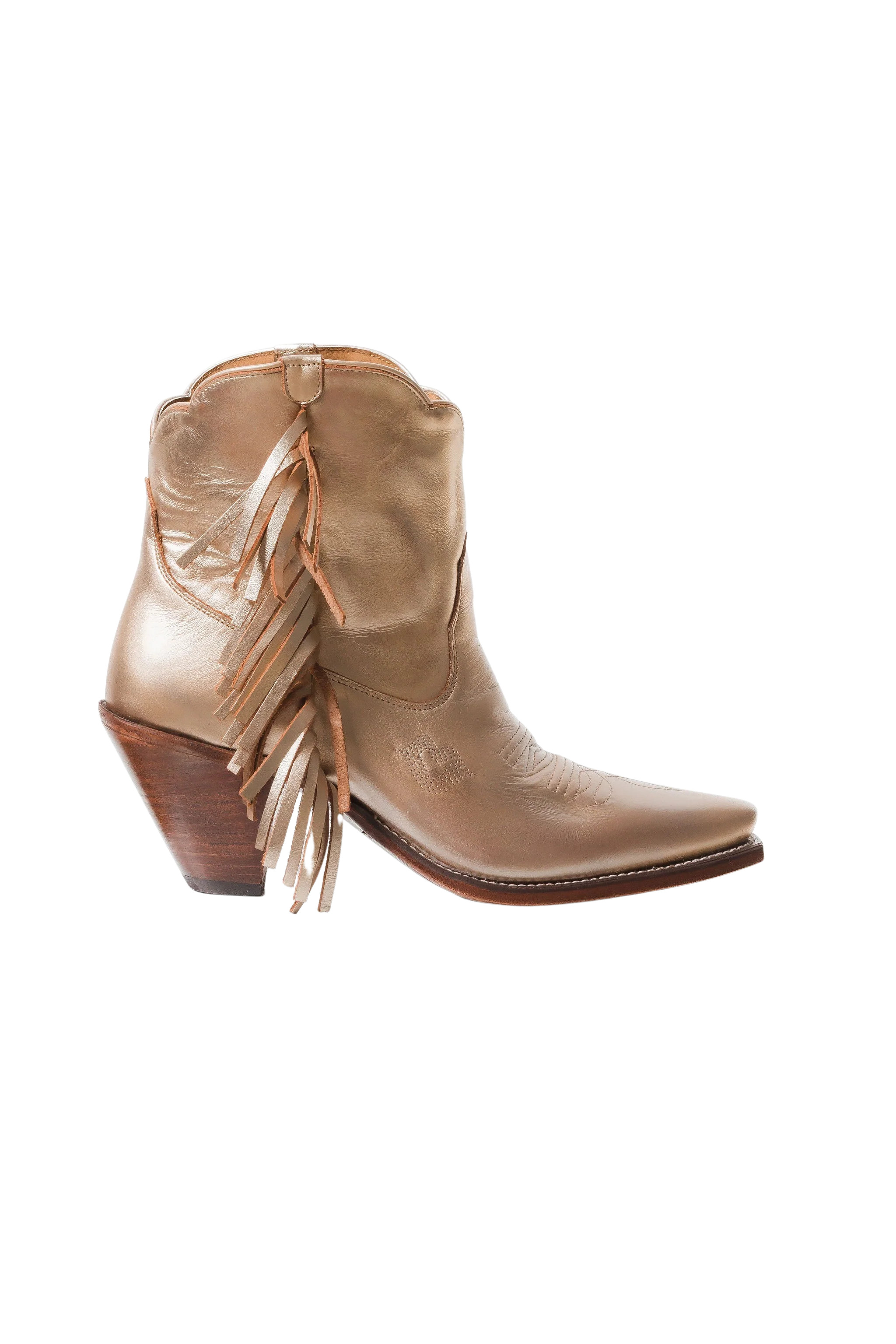 Spirit Bootie - Metallic Gold | Women's Cowboy Boots | Besita Boots | Besita Boots