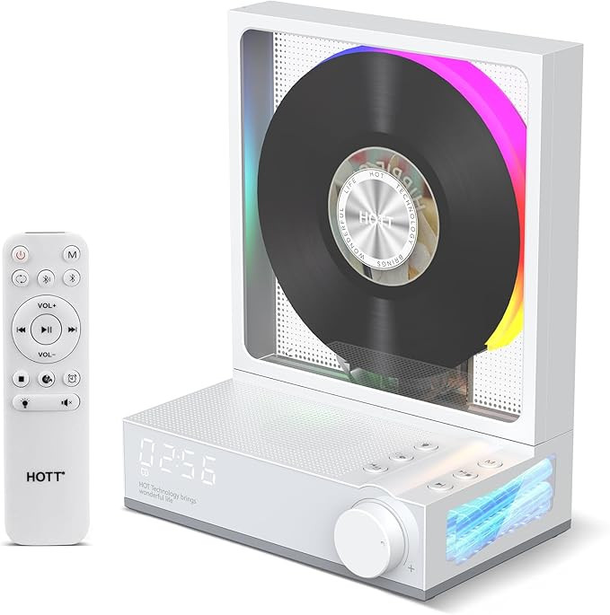 HOTT C229 Portable CD Player Bluetooth 5.3 CD Players for Home,Music Player with HiFi Speaker,Rec... | Amazon (US)