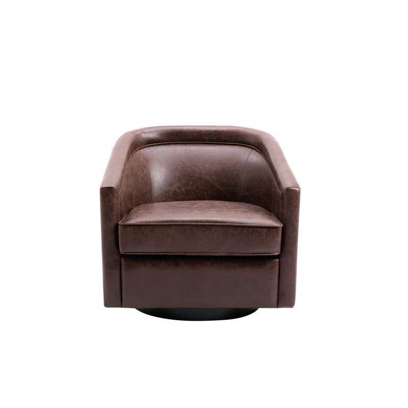 Kiersten Upholstered Swivel Barrel Chair | Wayfair North America