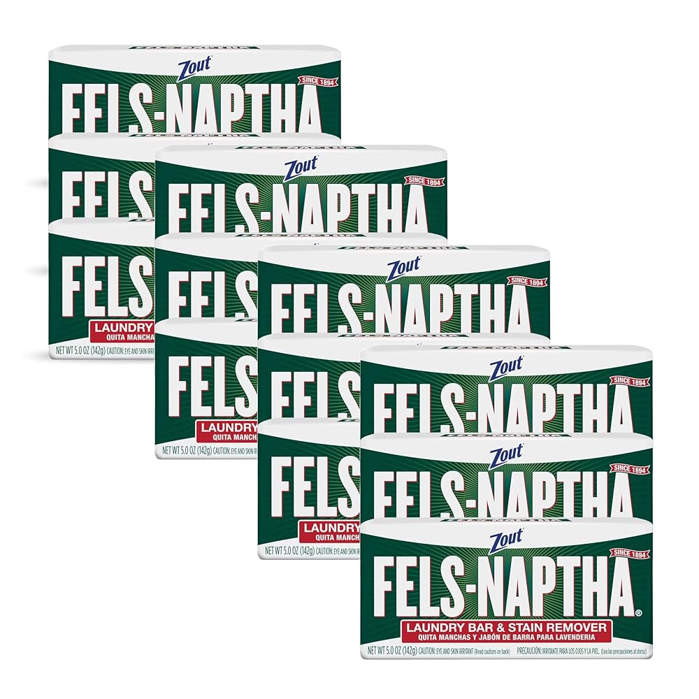Fels Naptha Laundry Soap (Pack of 12) | Amazon (US)