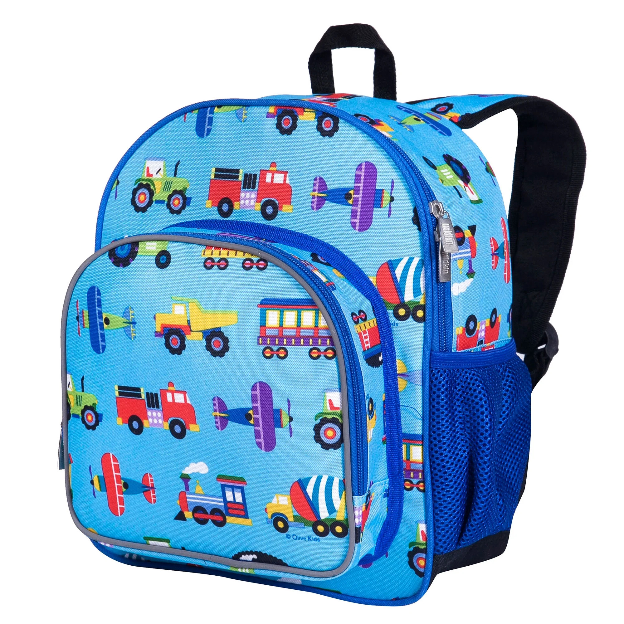 Wildkin Kids 12 Inch Backpack for Toddler Boys and Girls, Insulated Front Pocket (Trains, Planes ... | Walmart (US)