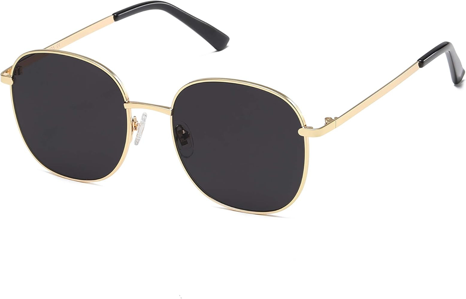 SOJOS Classic Square Sunglasses for Women Men with Spring Hinge AURORA SJ1137 | Amazon (US)