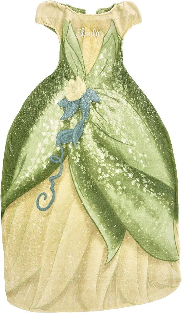Blankie Tails | Personalized Tiana Disney Princess Dress Blanket, Double Sided Soft Minky Fleece,... | Amazon (US)