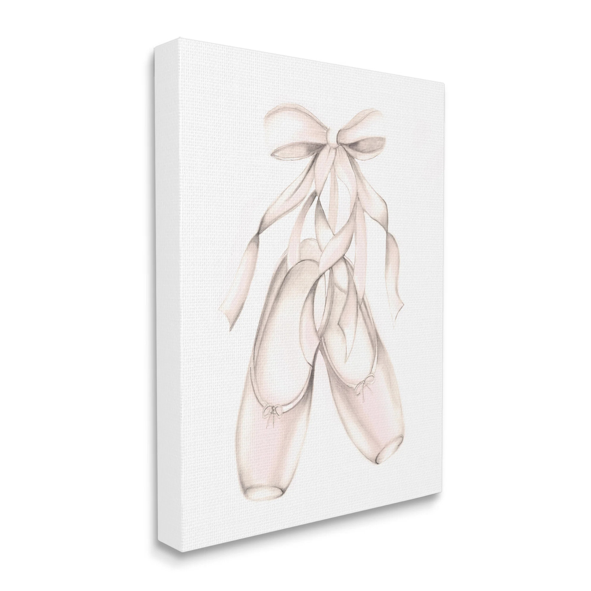 " Soft Pink Ballerina Slippers Ballet Dance Shoes " | Wayfair North America