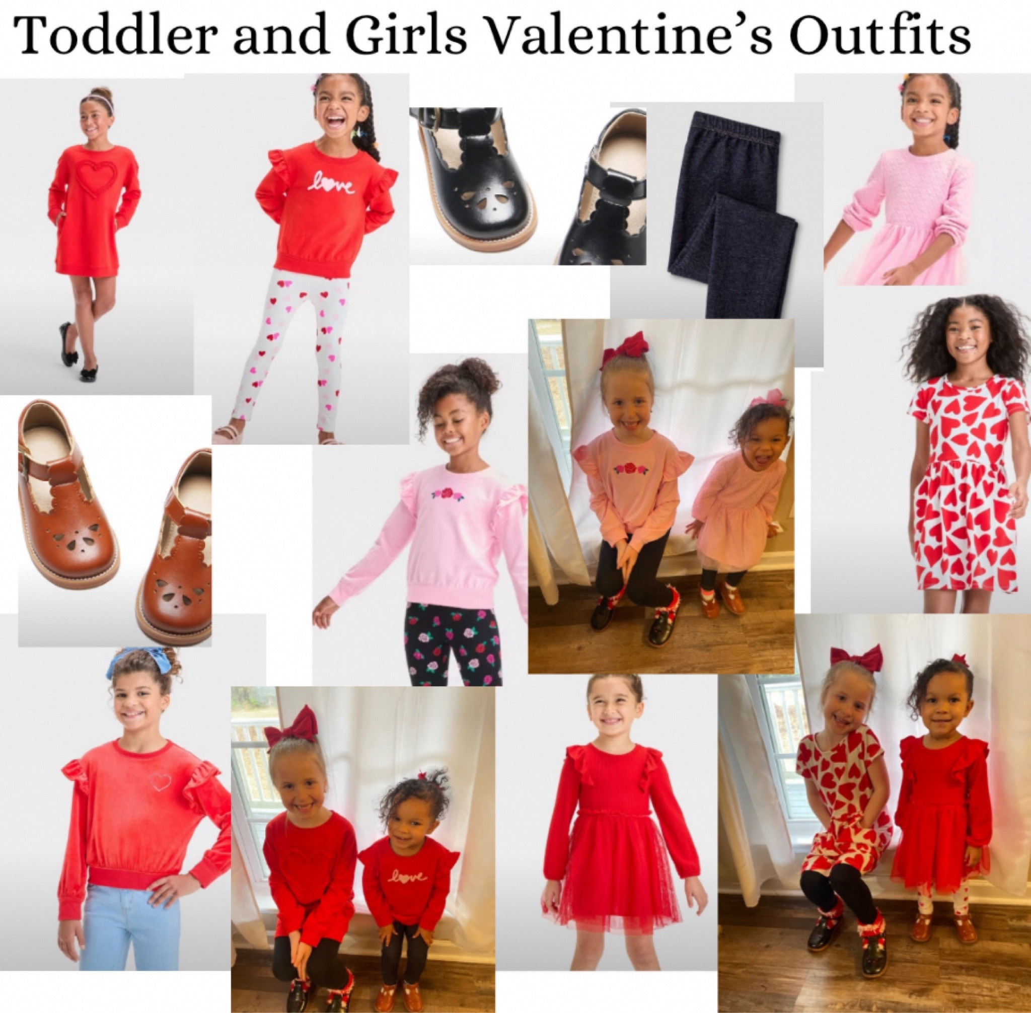 Toddler and Girls Valentine’s Outfits 🩷🩷🩷❤️❤️❤️ #toddlergirloutfits #toddlers #girloutfits #valentinesdayoutfits #valentinesday 

#LTKFindsUnder50 #LTKKids #LTKFamily