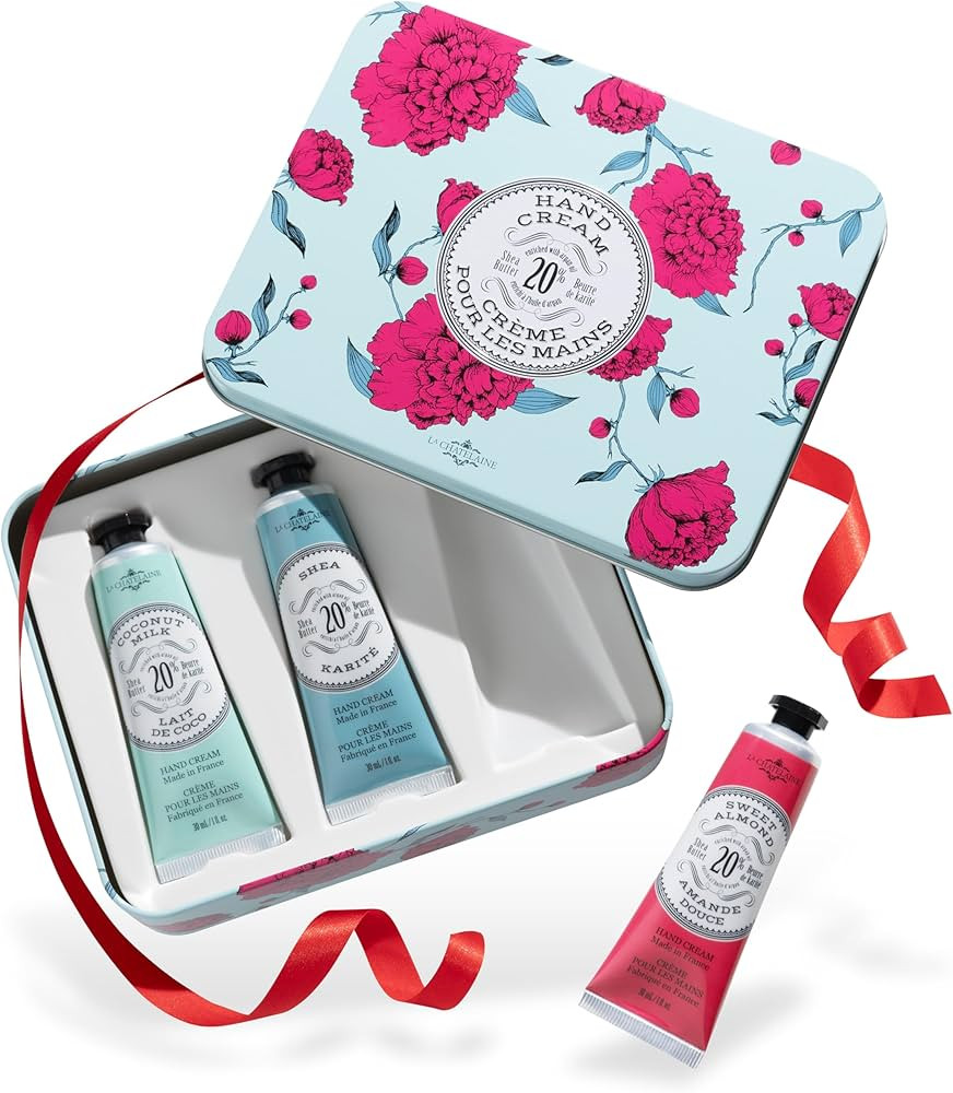 La Chatelaine Hand Cream Gift Set for Women, Stocking Stuffer, Travel Size Hand Lotion, Natural H... | Amazon (US)