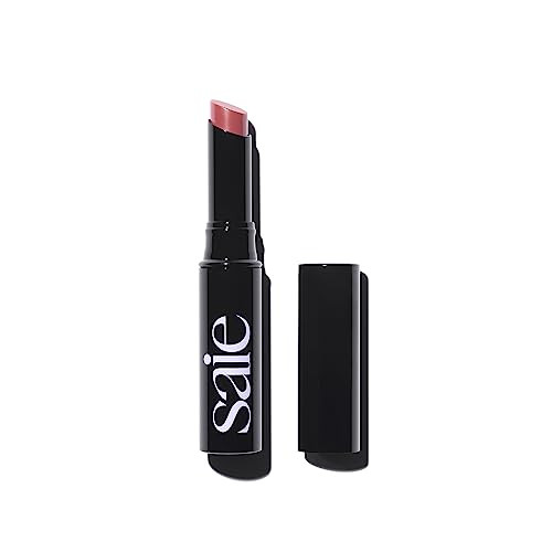 Saie Lip Blur Soft Matte Lipstick - Long Lasting Lipstick with Hydrating, Buildable Coverage - Enriched with Hyaluronic Acid + Softening Jojoba to Nourish Lips - Modern (0.07 oz) | Amazon (US)