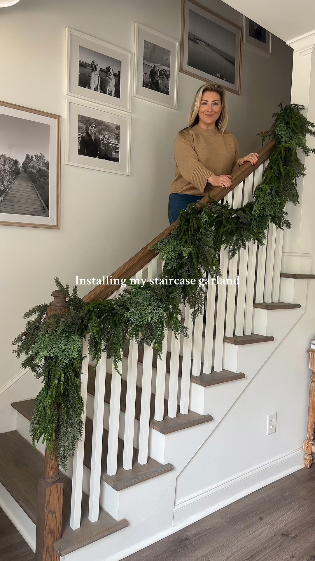 Putting together my staircase garland for Christmas! 🌲✨

#LTKHoliday #LTKSeasonal #LTKHome
