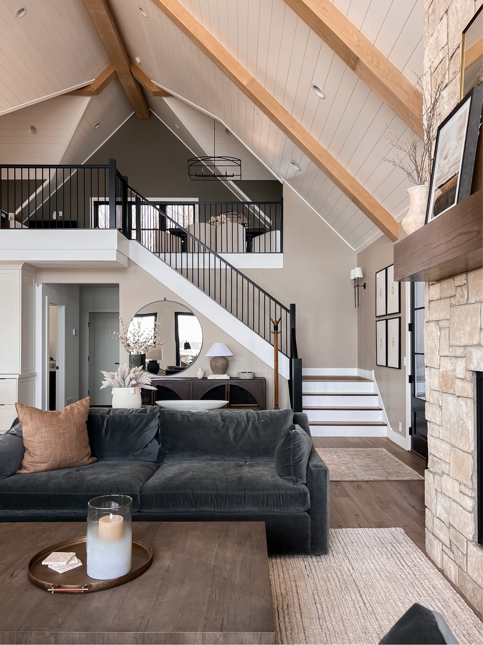 We love the open concept modified frame style of our lake home! It feels like no matter where we are we are always together 

#LTKhome #LTKstyletip