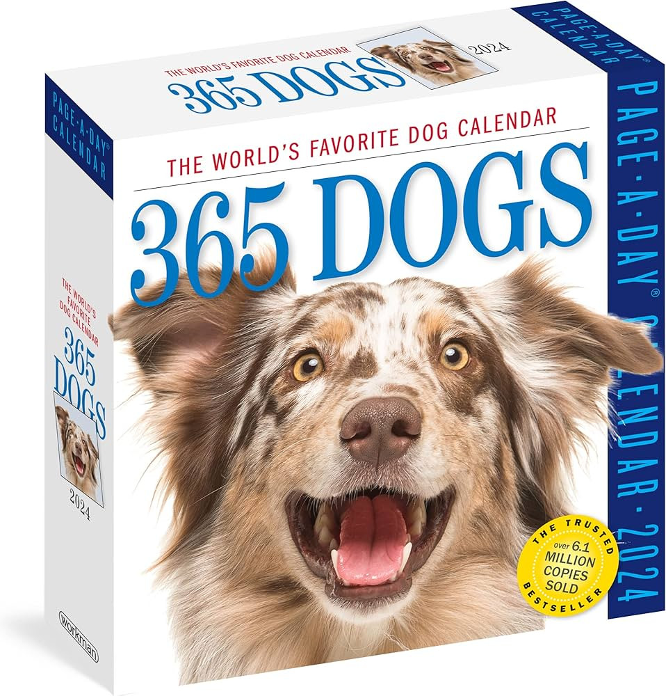 365 Dogs Page-A-Day Calendar 2024: The World's Favorite Dog Calendar | Amazon (US)