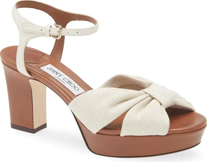 Jimmy Choo Heloise Platform Sandal (Women) | Nordstrom | Nordstrom