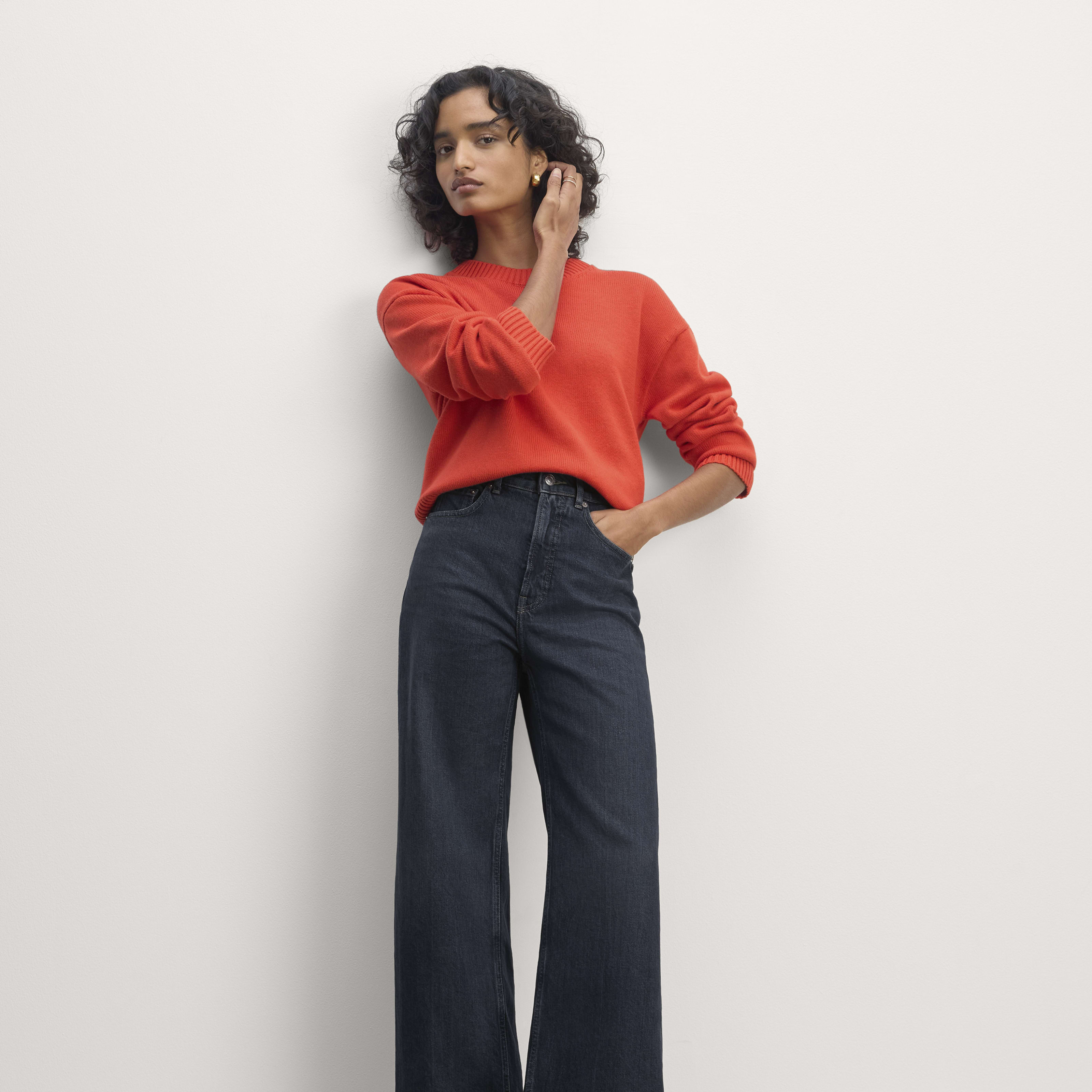 Women's Way-HighÂ® Sailor Jean by Everlane in Dark Indigo, Size 27 | Everlane