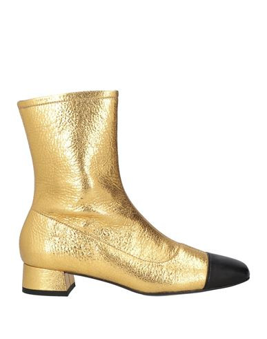 Augusta Woman Ankle boots Gold Size 10 Leather | YOOX (US)