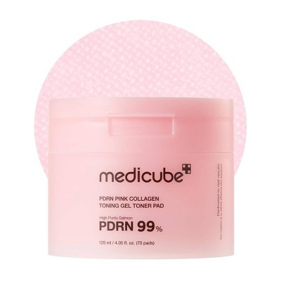 medicube Korean Skincare PDRN Pink Collagen Toning Gel Pads - 70pcs | Target