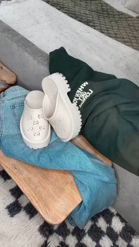 Gucci Clogs - Look a like 
I linked the Gucci version and the Jeffrey Campbell plain clog as well

Dad jeans 
Sweatshirt is Lonely Ghost 



#LTKshoecrush #LTKstyletip