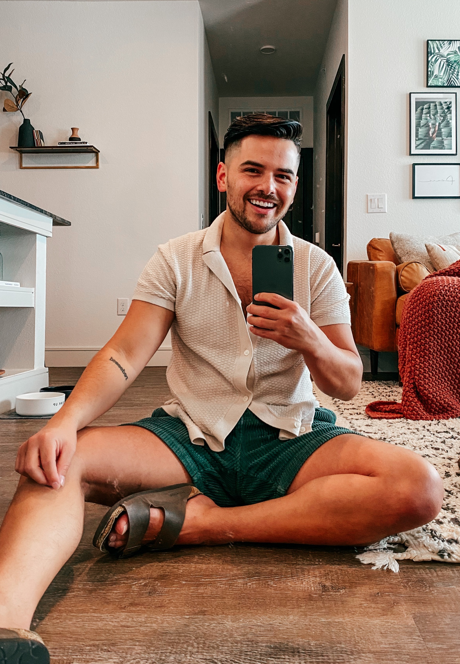 Simply summer outfit idea with the Abercrombie stitch button down sweater polo & corduroy shorts. Summer outfit, back to school look, teacher outfits, resort wear 

#LTKFind #LTKSeasonal #LTKmens