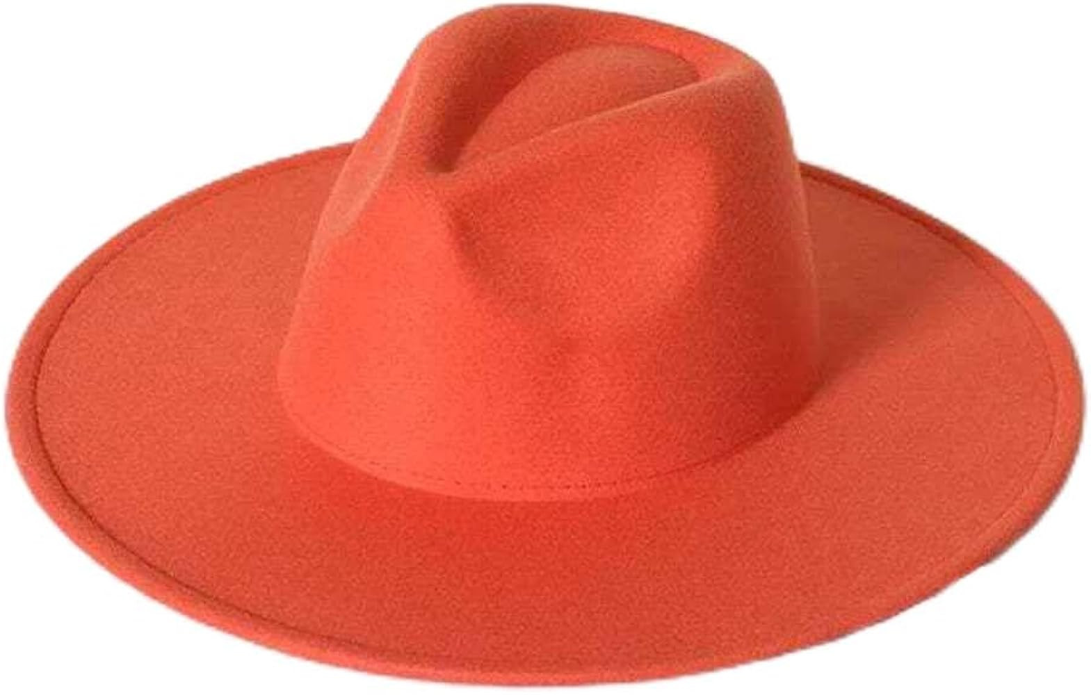 Orange Wide Brim Fedora | Amazon (US)