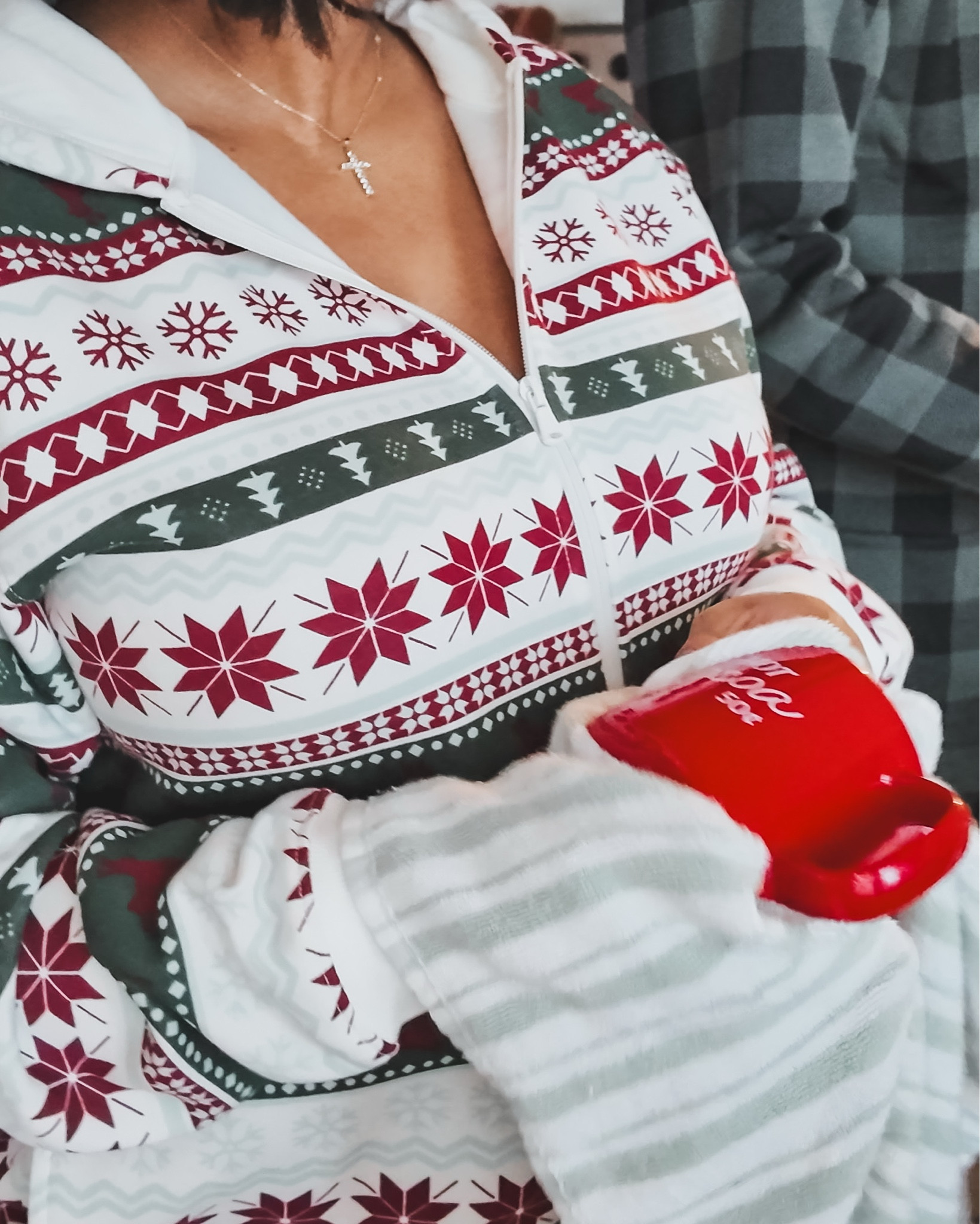 Cozy winter nights in with my man always give main character to my own Christmas RomCom & I love that for me!!! ❄️🎄🎅🏾🤶🏽🍿

These Fabletics onesies 20/10 👌🏽

#LTKHoliday #LTKSeasonal #LTKHome