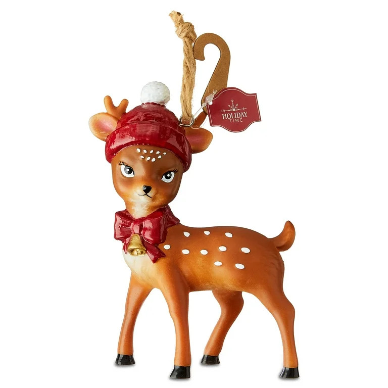 Brown Deer Christmas Ornament, 6", by Holiday Time | Walmart (US)