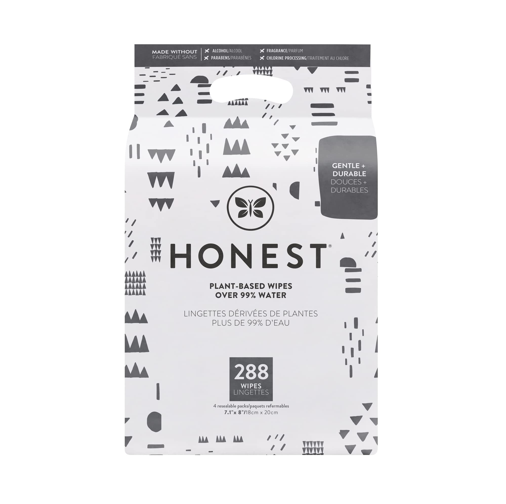 The Honest Company Clean Conscious Wipes | 100% Plant-Based, 99% Water, Baby Wipes | Hypoallergenic, | Amazon (US)