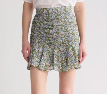 Love this silk floral skirt and it’s on sale over 50% off. If you are between sizes, size down. Style it with an elevated white tee and flat sandals for summer or with an oversized sweater and ankle booties for fall. 

#LTKStyleTip #LTKSaleAlert
