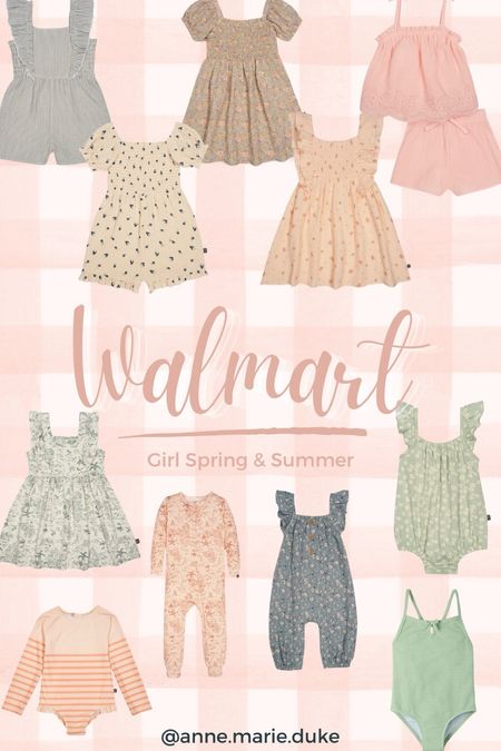 Walmart toddler and baby girl new arrivals for spring and summer. So many cute dresses and sets

#LTKSeasonal #LTKkids #LTKbaby