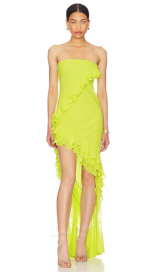 Nehna Mini Dress in Chartreuse | Lime Green Dress | Green Mini Dress | Revolve Clothing (Global)