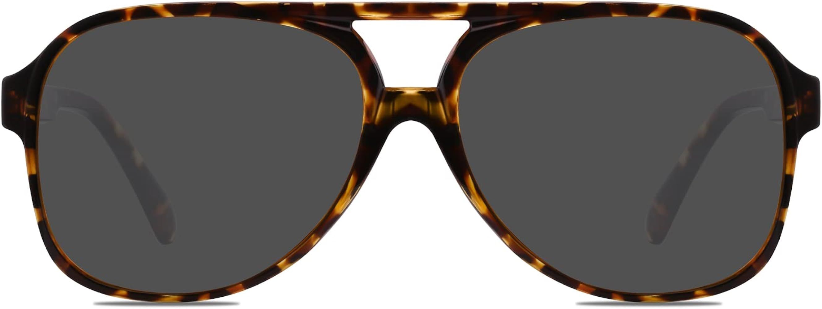 YDAOWKN Classic Vintage Aviator Sunglasses for Women Men Large Frame Retro 70s Sunglasses UV400 | Amazon (US)