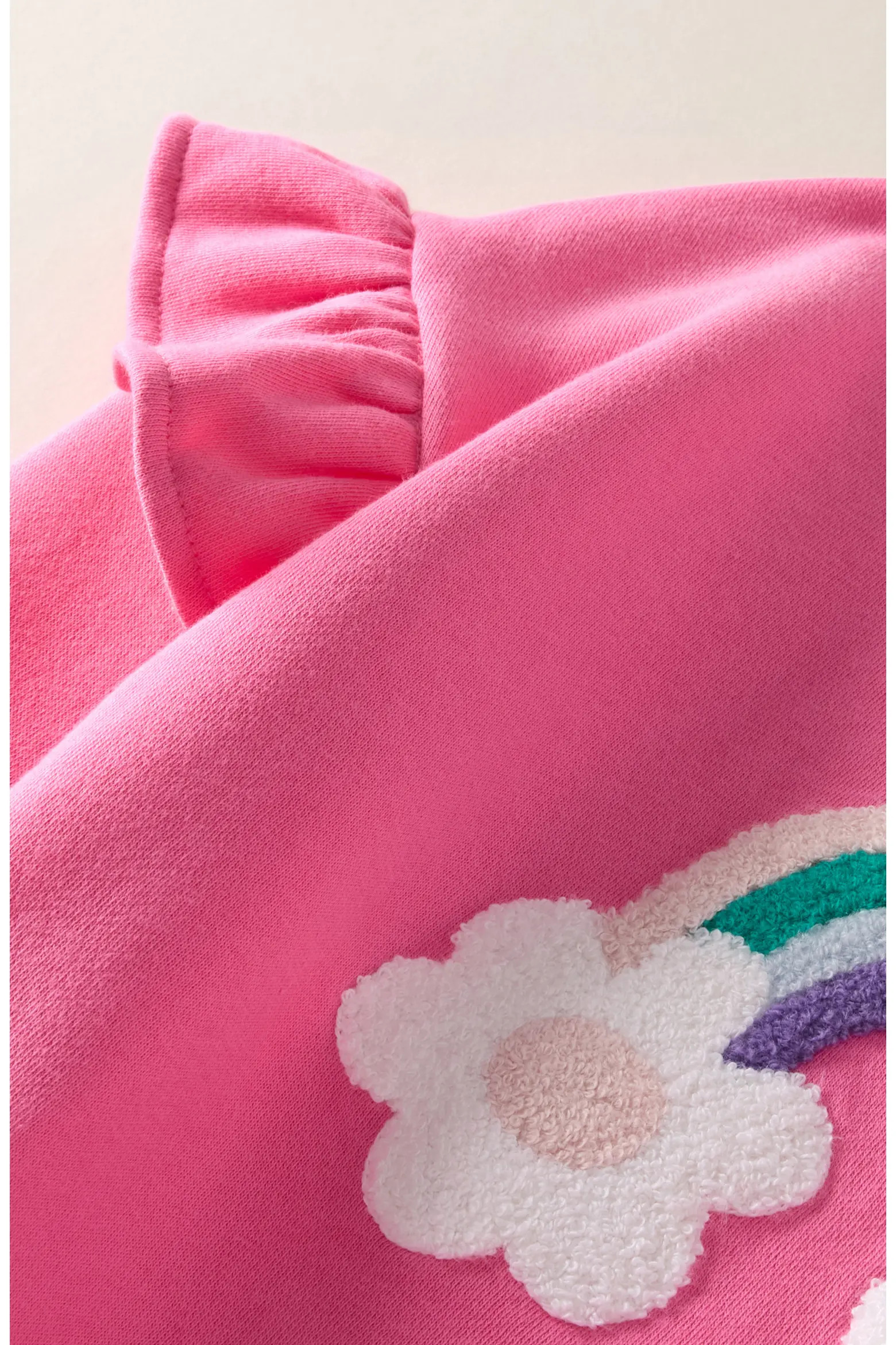 Tucker + Tate Kids' Ruffle Cotton Blend Sweatshirt (Women) | Nordstrom | Nordstrom