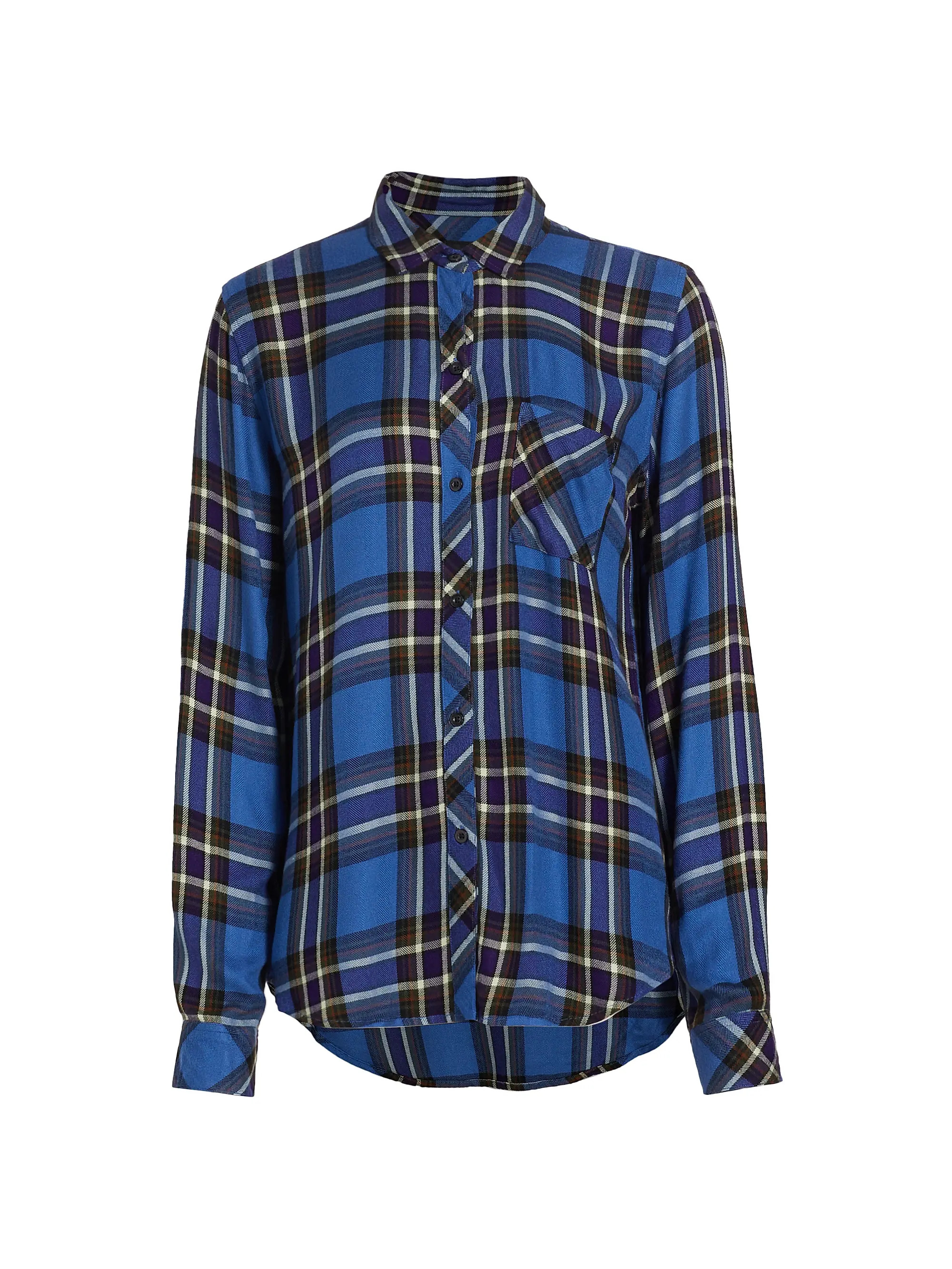 Hunter Plaid Button-Front Shirt | Saks Fifth Avenue