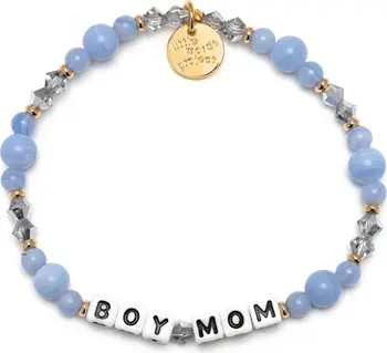 Little Words Project Boy Mom Beaded Stretch Bracelet | Nordstrom | Nordstrom