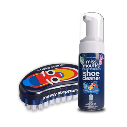 Miss Mouth's Messy Steppers Shoe Cleaner - 4oz Spray and Shoe Cleaning Kit Brush | Amazon (US)