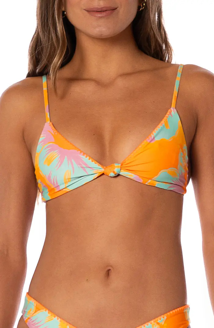 Hawaiian Floral Sahara Bikini Top | Nordstrom