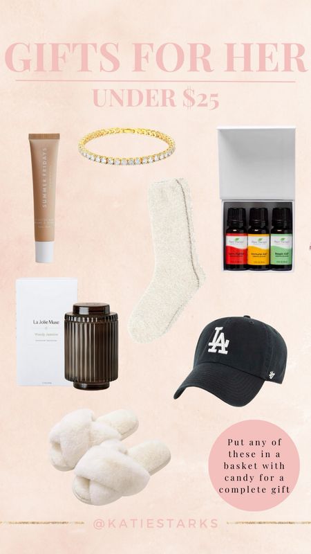 Gift Guide for her under $25! Pair any of these with candy and other small goodies for the perfect complete gift! 

#LTKfindsunder100 #LTKGiftGuide #LTKHoliday