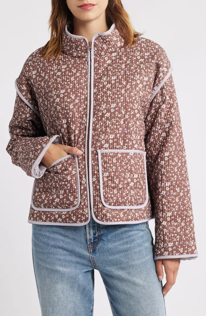 Floral Quilted Jacket | Nordstrom